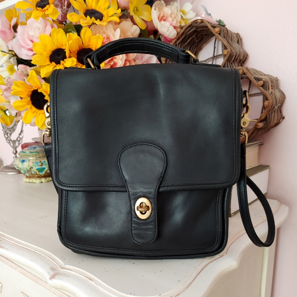 Vintage 80s Coach Station Willis Crossbody Purse